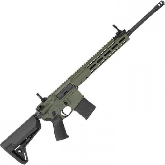 Barrett 17094 Rec7 Dmr 5.56 Nato 18" 30+1 Black OD Green Cerakote 6 Position Magpul Moe Stock