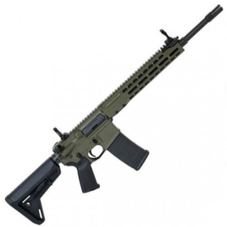 Barrett 16982 Rec7 Carbine Semi-Automatic 5.56 Nato 16" 30+1 6 Position Black Synthetic Stock OD Green Cerakote Receiver