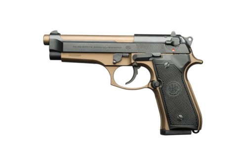 Beretta 92FS 9mm 4.9" Pistol, Burnt Bronze - JS92F340M