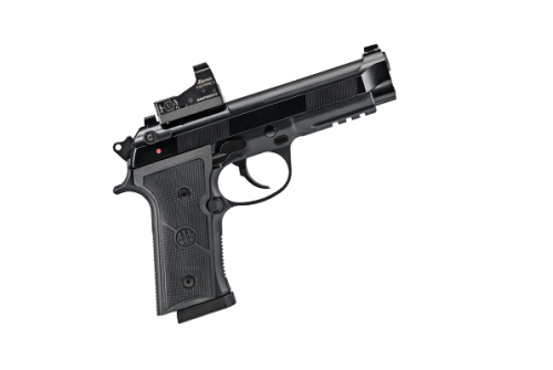 Beretta 92X RDO Centurion Black Bruniton Steel Finish 9mm 4.25" Barrel 10-Rounds FR with Vertec-Style Thin Grips