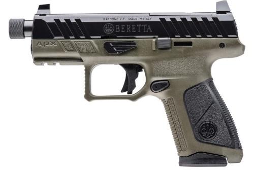 Beretta Apx A1 FS 9Mm 4.2" OR 15-Shot OD Grn/Blk Poly Thrd JAXA1C915TAC