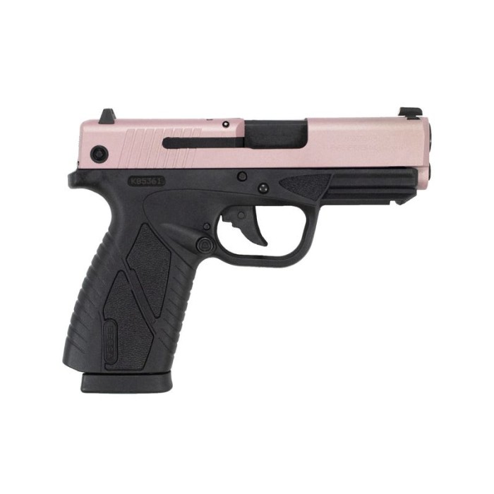 Bersa BPCC 9mm Pistol with Pink Champagne Slide 3.3 Barrel 8 Rounds