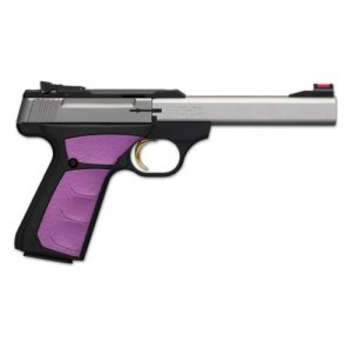 Browning 051506490 Buck Mark Plus SS Fuchsia SA 22 LR 5.5" 10+1 Fuchsia Ultragri