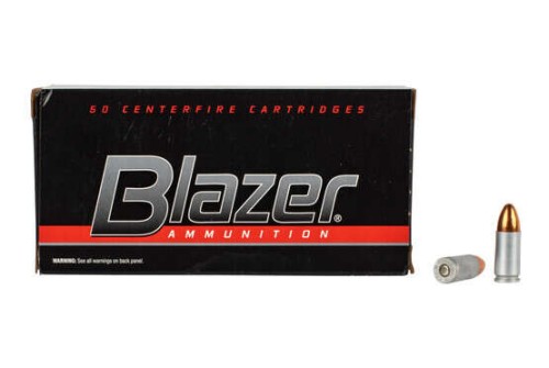 CCI Blazer 9mm Luger 115 gr Full Metal Jacket (FMJ) Handgun Ammo