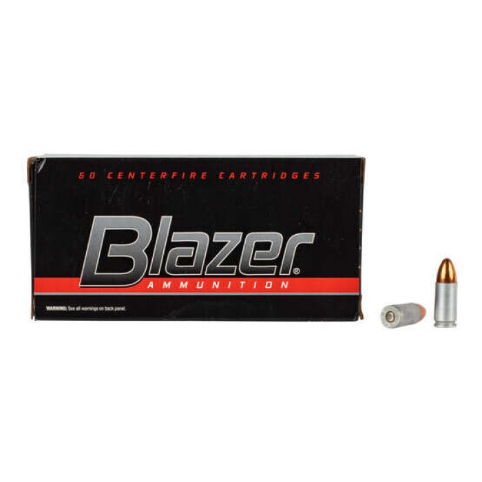 CCI Blazer 9mm Luger 115 gr Full Metal Jacket (FMJ) Handgun Ammo