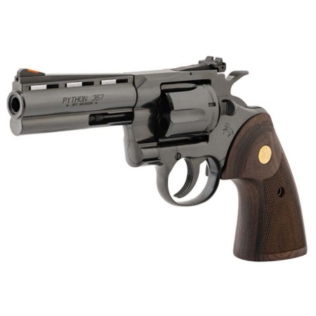 CLT PYTHON 357MAG 4.25 BLUED WOOD GRIPS BLEM