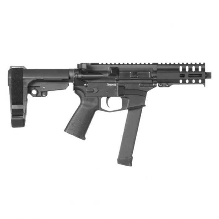 CMMG Banshee 300 9mm 5" SBA3 Pistol, Graphite Black - 99A172F-GB