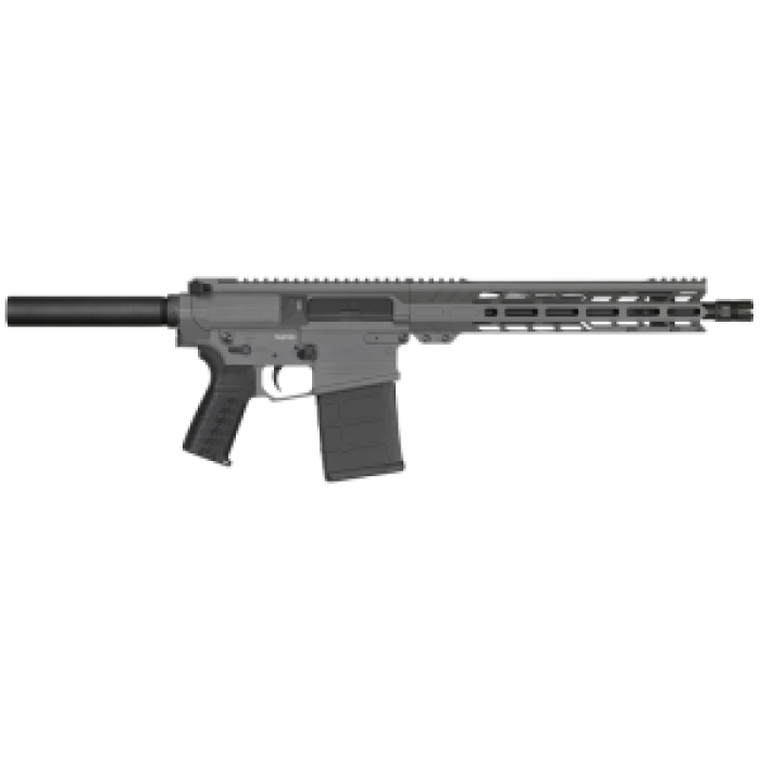 Cmmg Pe38a928etng Banshee Mk3 308 Win 20+1 12.50", Tungsten Gray Rec/11" M-Lok Handgaurd, Buffer Tube Brace, Oem Zeroed Ambi Controls & Linear Compensator 38A928E-TNG