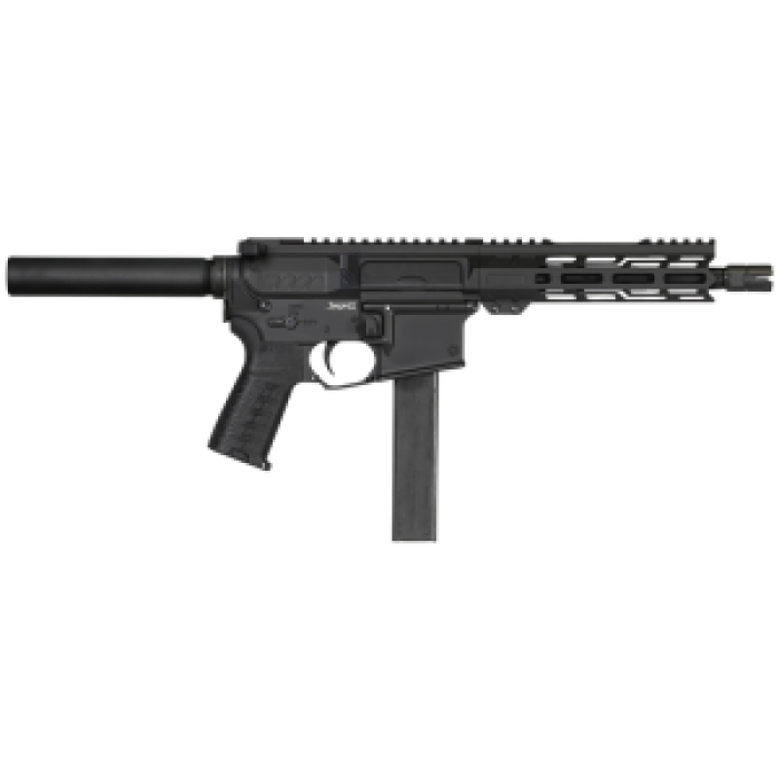 Cmmg Pe91a516cab Banshee Mk9 9Mm Luger 32+1 8", Black, Buffer Tube (No Brace), Eml7 M-Lok Handguard, Zeroed Linear Comp (Colt Mag Compatible) 91A516C-AB