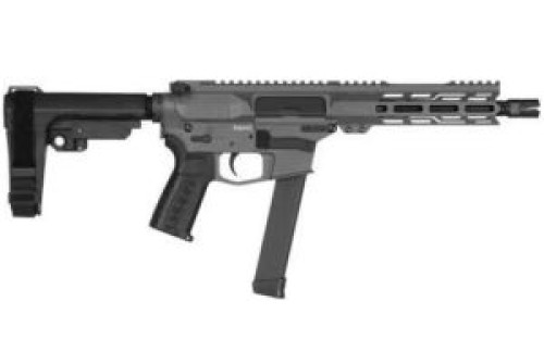 Cmmg Pe99a5163tng Banshee Mkgs 9Mm Luger 33+1 8", Tungsten Gray Rec, Buffer Tube (No Brace), Eml7 M-Lok Handguard, Zeroed Linear Comp (Glock Mag Compatible) 99A5163-TNG