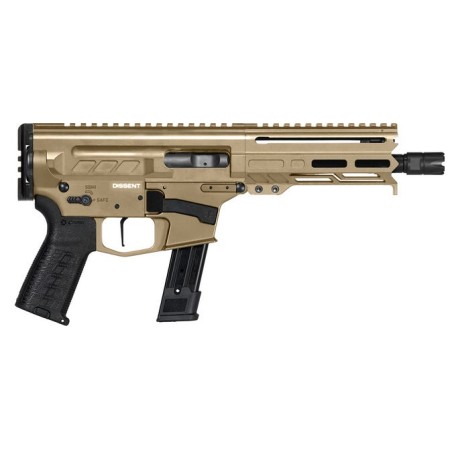 CMMG Dissent MK57 5.7x28mm 6.5in 20rd Coyote Tan Pistol (57AA8D5-CT)