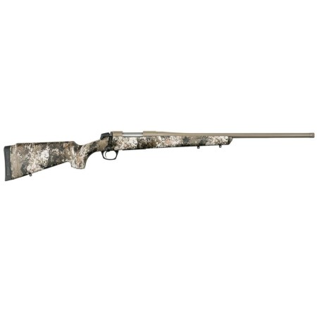 Cva Cascade Bolt Rifle 7mm-08 - 22" Tb Fde Cerakote/veil Camo