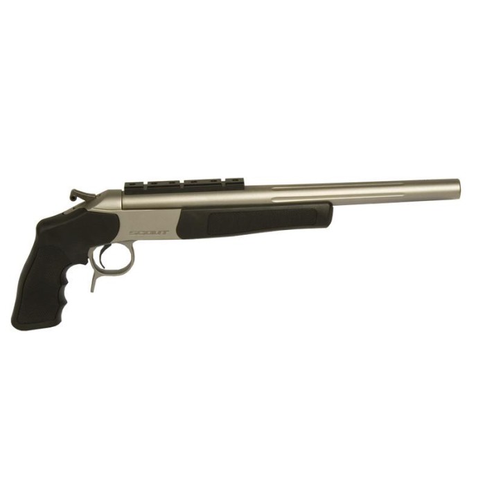 CVA Scout V2 Silver .300 AAC Blackout 14" Barrel 1-Round with Rail