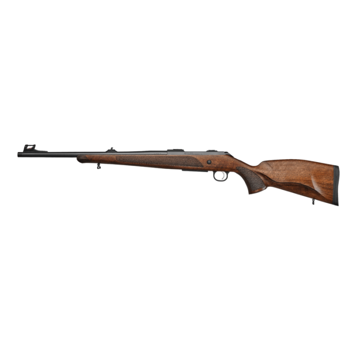 CZ 600 Lux Bolt Action Rifle 308 Winchester 20" Barrel M15X1 4 Rounds Walnut Bolt Knob