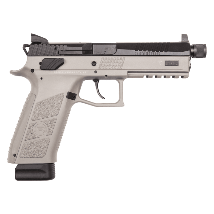 CZ P-09 Urban Grey 9mm 5.2" Barrel 21-Rounds