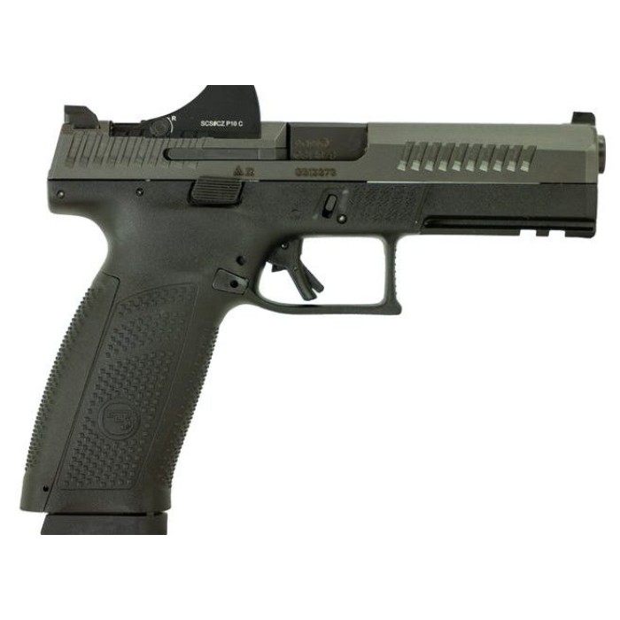 Cz P-10 F Or 9mm Ns 19-shot - Scs Holosun Package Black