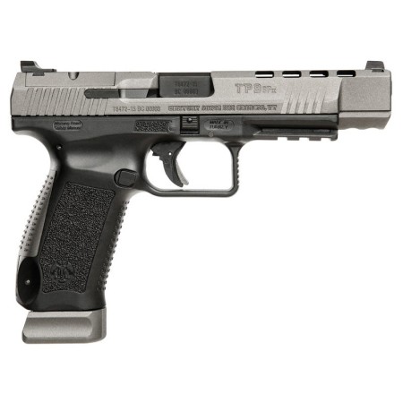 Canik TP9SFx Tungsten 9mm 5.2" Barrel 20-Rounds Warren Tactical Sights