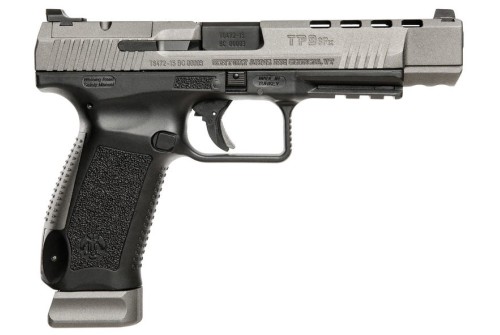 Canik TP9SFx Tungsten 9mm 5.2" Barrel 20-Rounds Warren Tactical Sights