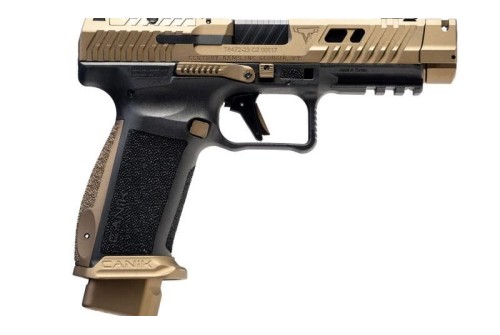 CANIK TTI Combat 9mm 4.6in 18rd Bronze Semi-Automatic Pistol with MeCanik MO3 Optic (HG7854V-N)