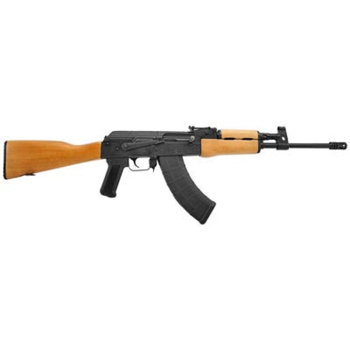 Century Arms WASR Paratrooper 7.62x39 AK-47 Rifle, Black - RI12937