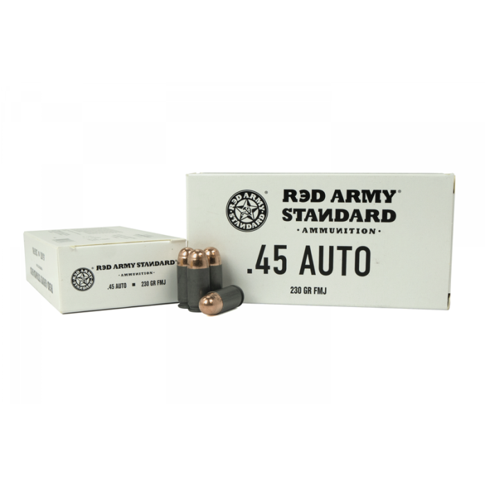 RED ARMY 45 AUTO 230GR 500RD CASE LC FMJ AM3262 CASE