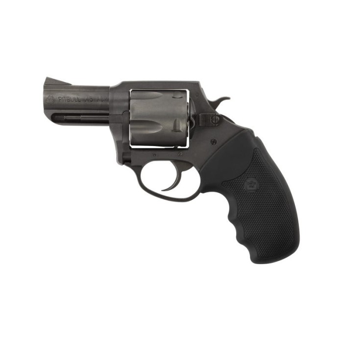 Charter Arms Pitbull .45 ACP 2.5" Barrel 5-Rounds Finger Grooved Black Rubber Grip