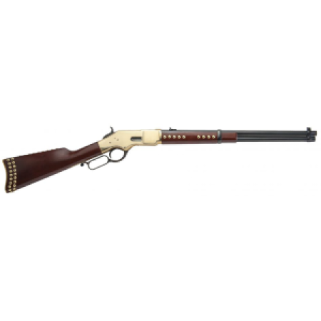 CIMARRON FIREARMS 1866 PAWNEE CARBINE .45LC 19" BLUED WALNUT W/NAILS CA228G19