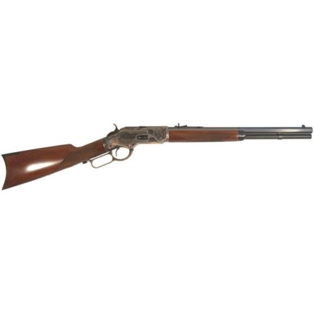 Cimarron 1873 Saddle Rifle - .45lc 18" Cc/blued Walnut