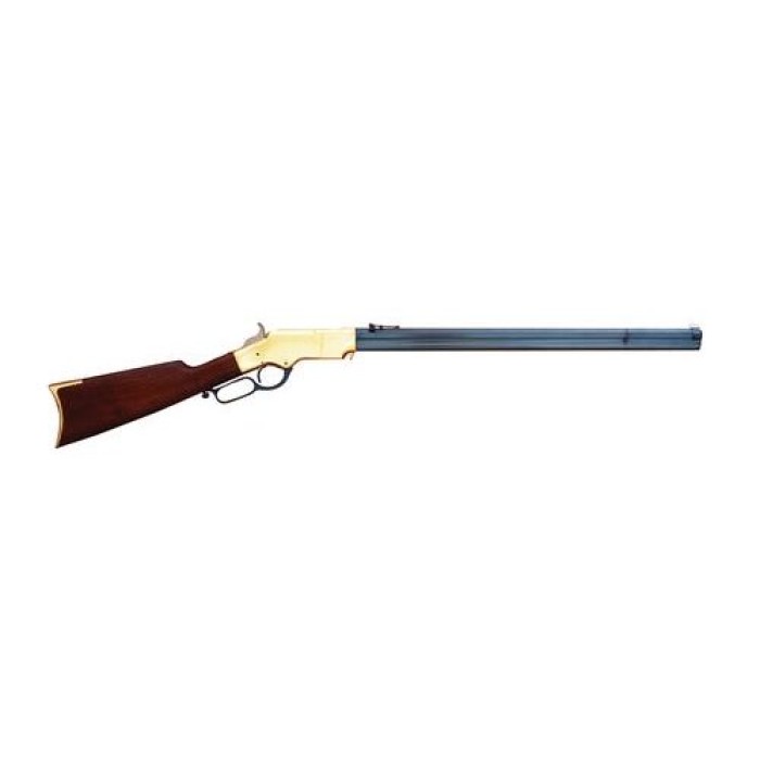 Cimarron Ca288 1860 Henry Civilian 45 Colt (Lc) 12+1 24" Blued Octagon Barrel, Brass Rec, Walnut Furniture, Adj. Sights