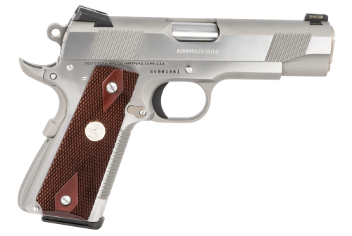 Colt Firearms Combat Commander Elite Stainless .45 ACP 4.25" Barrel 8-Rounds