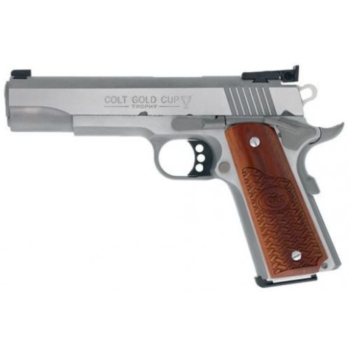 Colt Gold Cup Trophy 45ACP Custom Competition 5-inches SS 8Rds