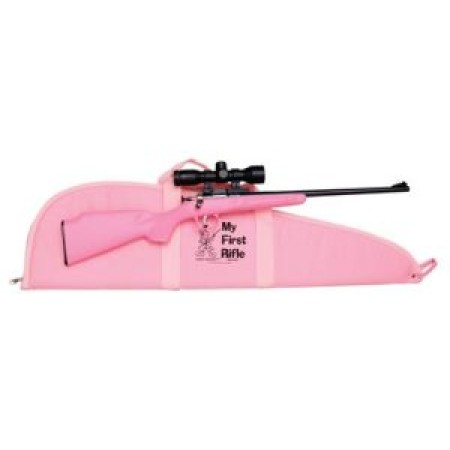 Crickett Model 220 Youth Package Pink .22 LR 16.125-inch 1rd