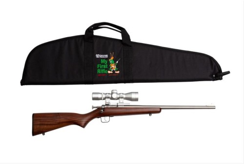 Crickett Single Shot Rifle Package Walnut .22 LR 16.125