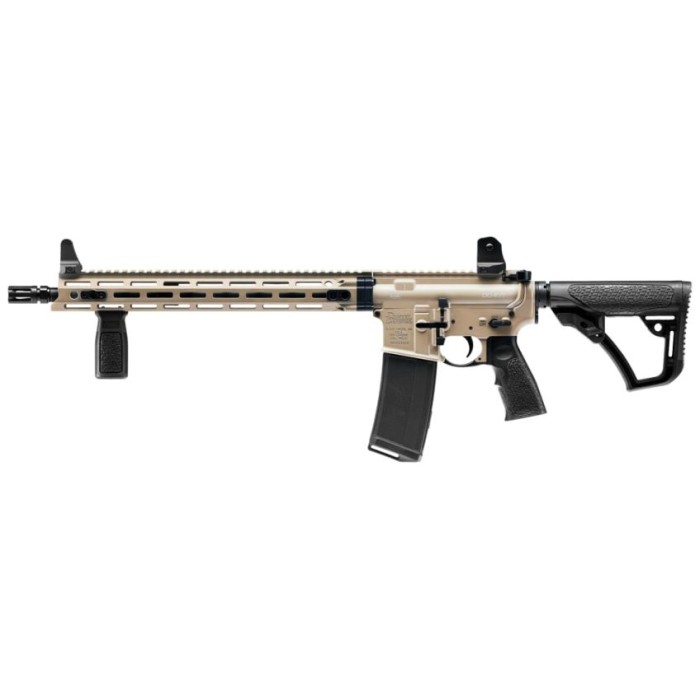 Daniel Defense Desert Sage Limited Series DDM4 V7 223 Rem/5.56 NATO Semi Auto Rifle - 32+1 Rounds, 16