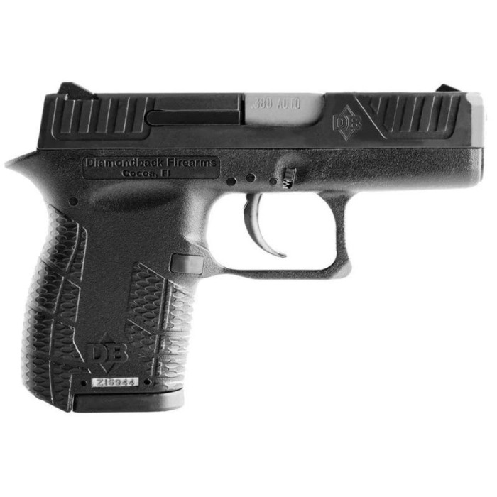 Diamond DB380 Pistol .380 ACP 2" Barrel 6-Rounds 3-Dot Adjustable Sights