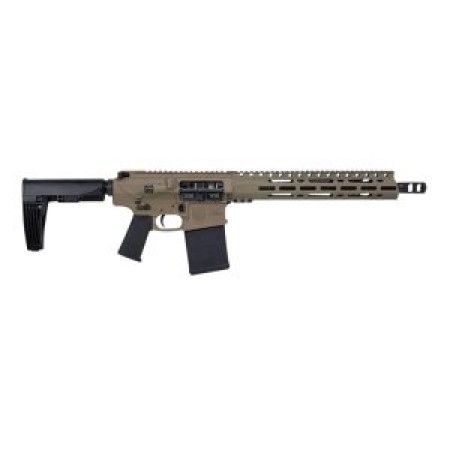 Diamondback Diamondback Db15 Black Gold Series Pistol, .308 Win, 13.5" Barrel, 13" M-Lok Rail, Tailhook Brace, Fde, 20-Rd DB1330C061