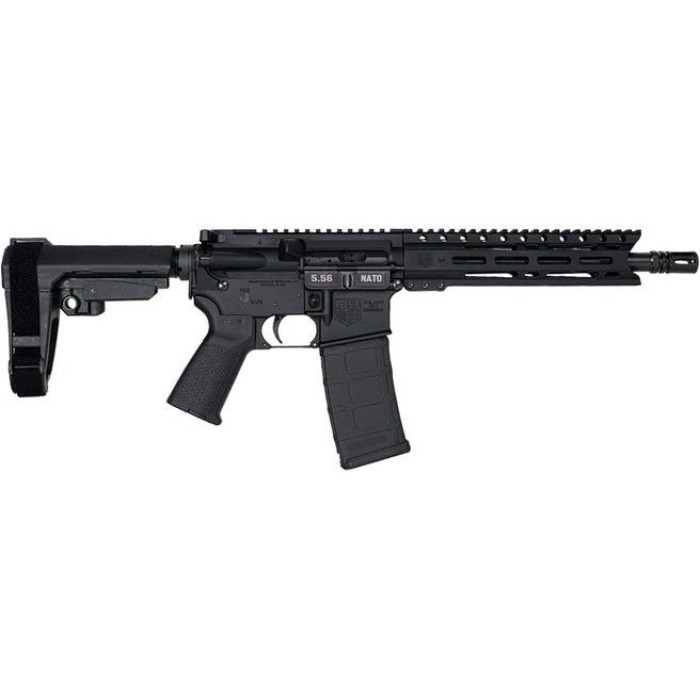 Diamondback Diamondback Db15 Carbon Series Pistol, 5.56 Nato, 10" Barrel, 9" M-Lok Rail, Sba3 Brace, Black, 30-Rd DB1916K001