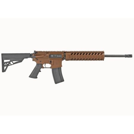 Diamondback DB15CCBBV2MLB DB15 5.56x45mm NATO 16" 30+1 Brunt Bronze Cerakote Black 6 Position Stock Black A2 Grip Right Hand 10" Free-Float Quad Rail