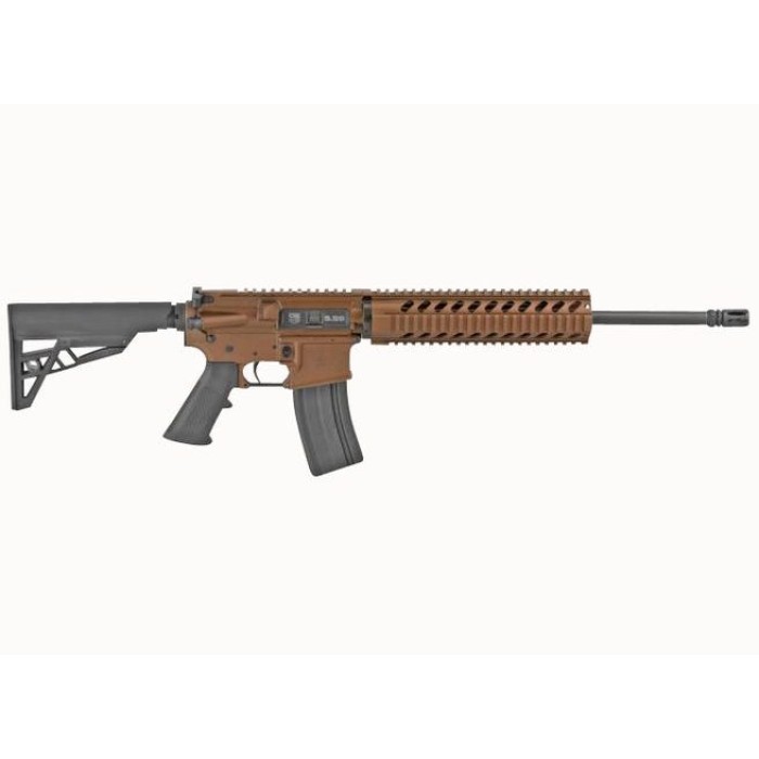 Diamondback DB15CCBBV2MLB DB15 5.56x45mm NATO 16" 30+1 Brunt Bronze Cerakote Black 6 Position Stock Black A2 Grip Right Hand 10" Free-Float Quad Rail