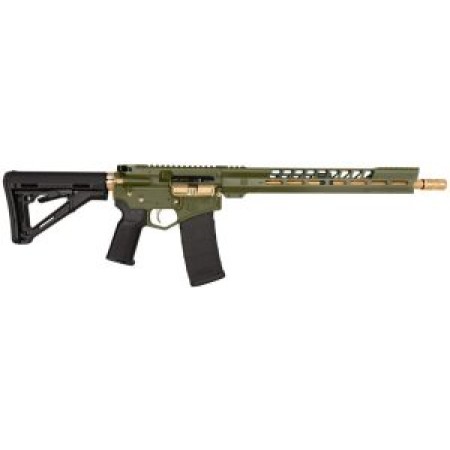 Diamondback Firearms DB15 5.56x45mm 16" AR Rifle, - Green/Gold, Stylish and High-Performance Tactical - DB175AK801