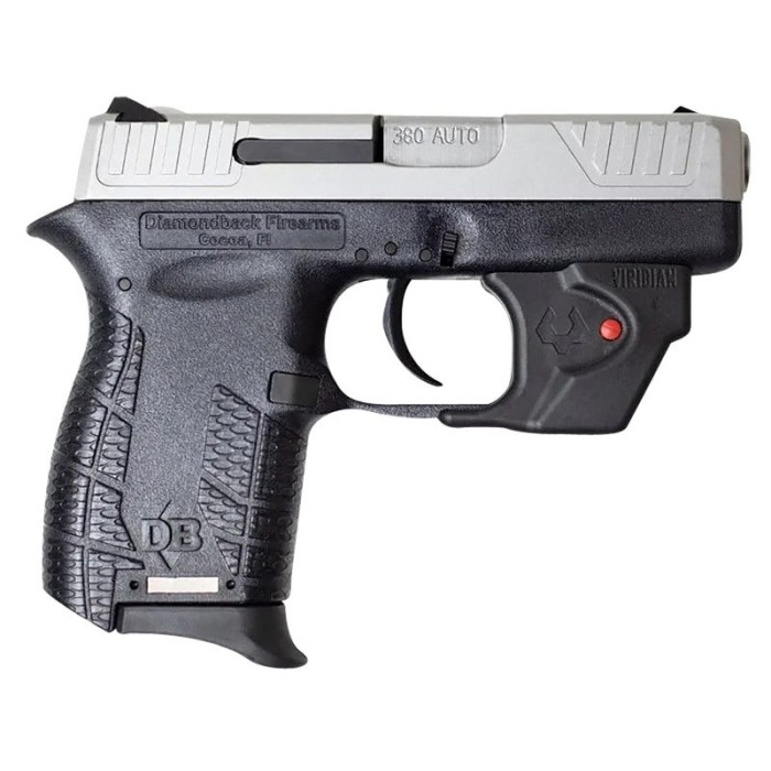 Diamondback DB380 G4 .380 ACP 2.8" Barrel 6-Rounds Viridian Laser