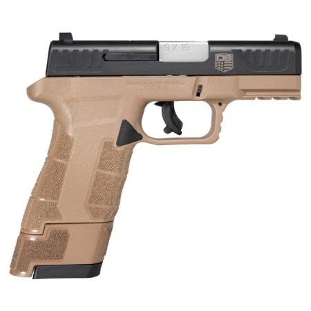 Diamondback DBAM29 Sub-Compact Flat Dark Earth 9mm 3.5" Barrel 17-Rounds