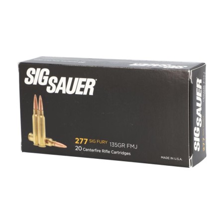 Sig Sauer: 277 FURY,  135gr Elite Ball FMJ, 20/Box