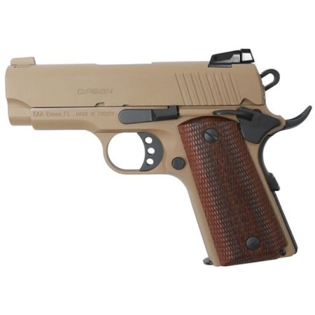 EAA GIRSAN MC1911SC 9MM 3.4 OFFICERS FDE 7RD