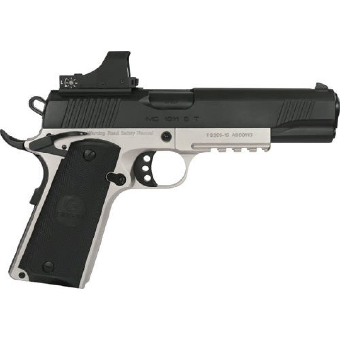 Girsan Mc1911s Government .45Acp Adj. Sgt W/Optic 2-Tone 390063