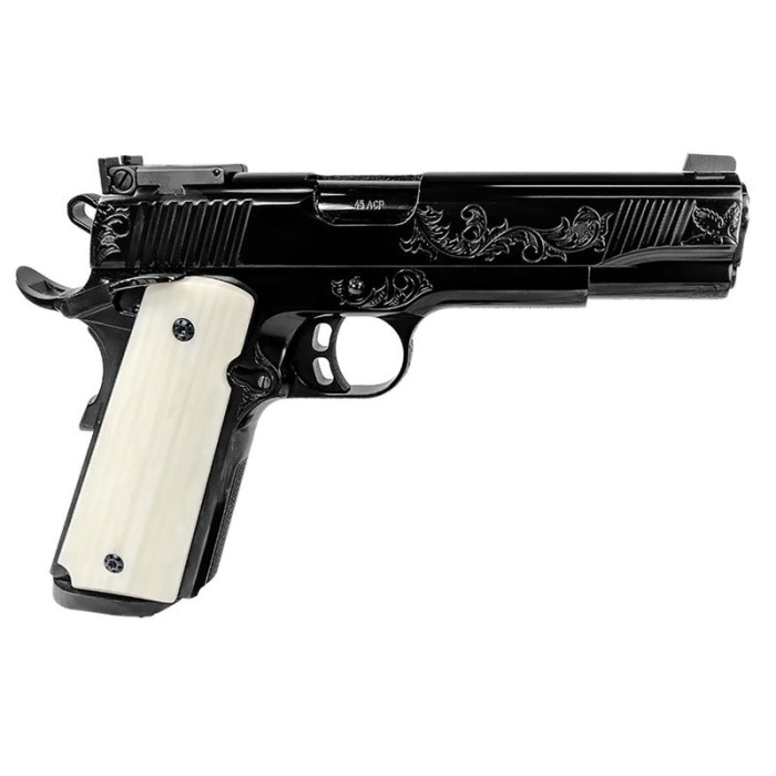 EAA Corp Girsan MC1911 Match Lux Engraved .45 ACP 5" Barrel 8-Rounds