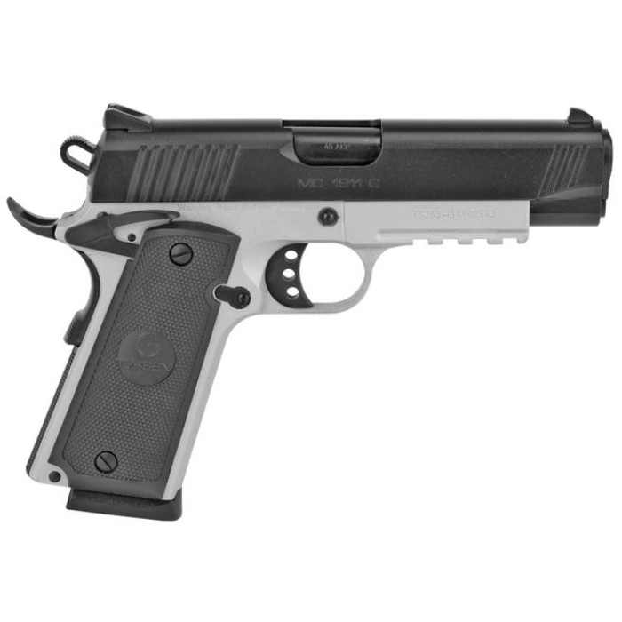 EAA Corp MC1911C Silver .45 ACP 4.4" Barrel 8-Rounds