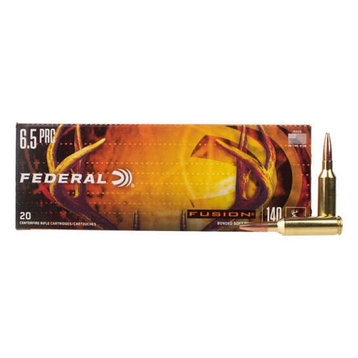 Federal Fusion Rifle 140 gr 6.5 PRC Ammunition - 20 Rounds