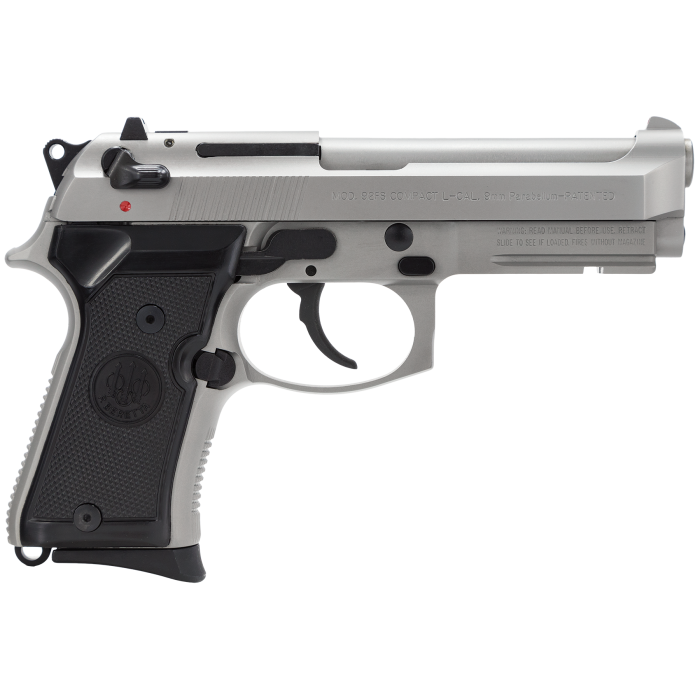 Beretta 92Fs Cmp 9Mm 4.2" Sts 13Rd J90C9F20