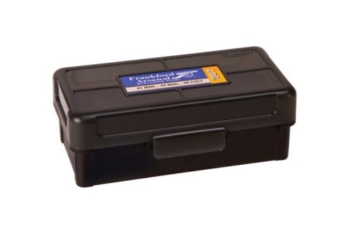 Frankford Arsenal 50 Round Ammo Box, fits 44 Special/Mag, Gray - 1083789